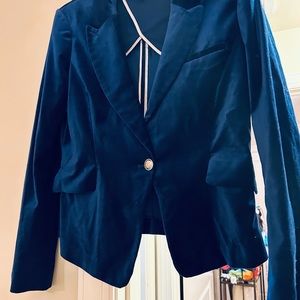 White House Black Market Navy Blue Blazer